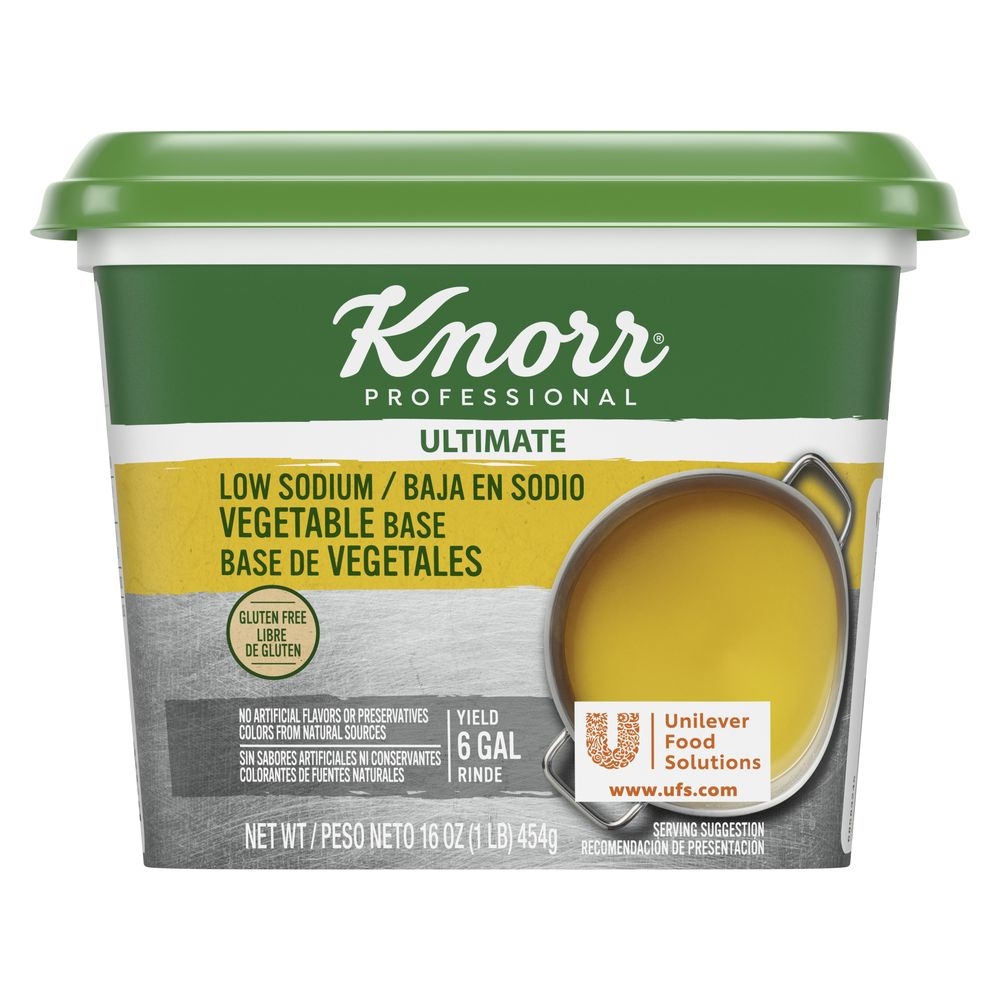 Single Knorr Professional Ultimate Low Sodium Vegetable Stock Base, 1 Pound