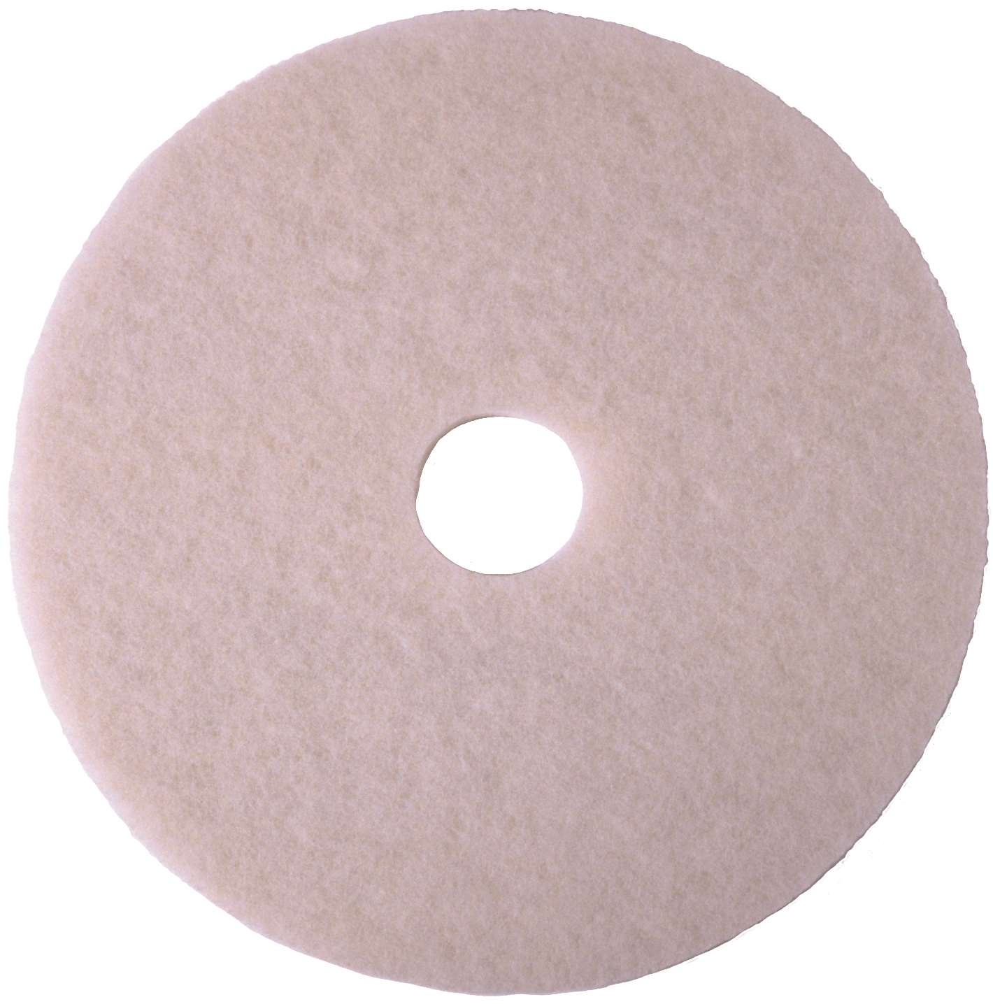 3M Niagara White Polishing Pad, 19 inch -- 5 per case