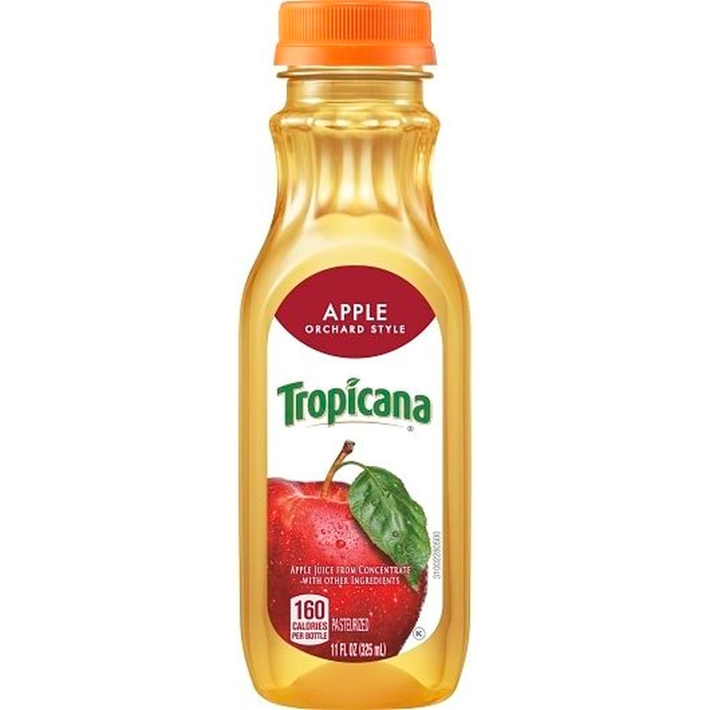 Tropicana Pure Premium 100 Percent Apple Juice, 11 Fluid Ounce - 12 per case