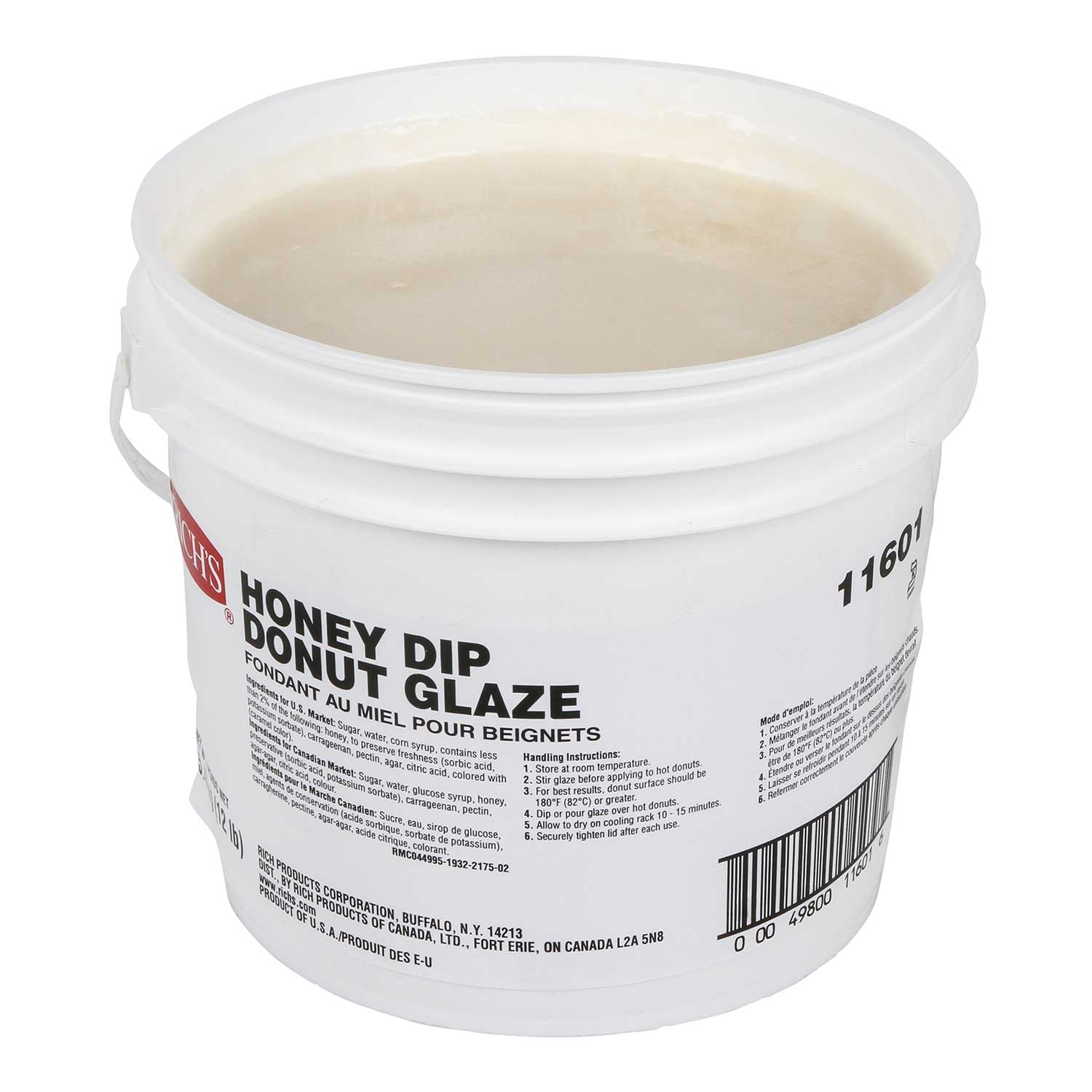 Richs Honey Dip Donut Glaze, 12 Pound.