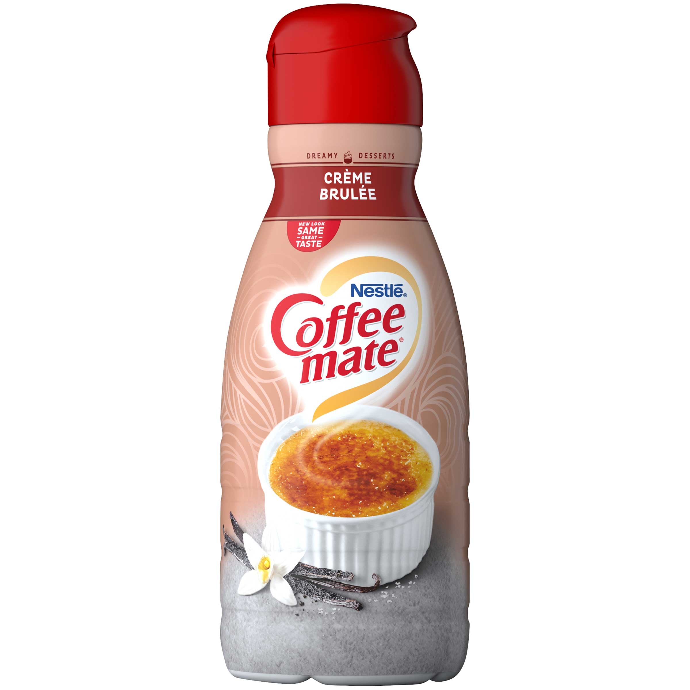Nestle Coffee-Mate Creme Brulee Liquid Coffee Creamer, 32 Fluid Ounce -- 6 per case.