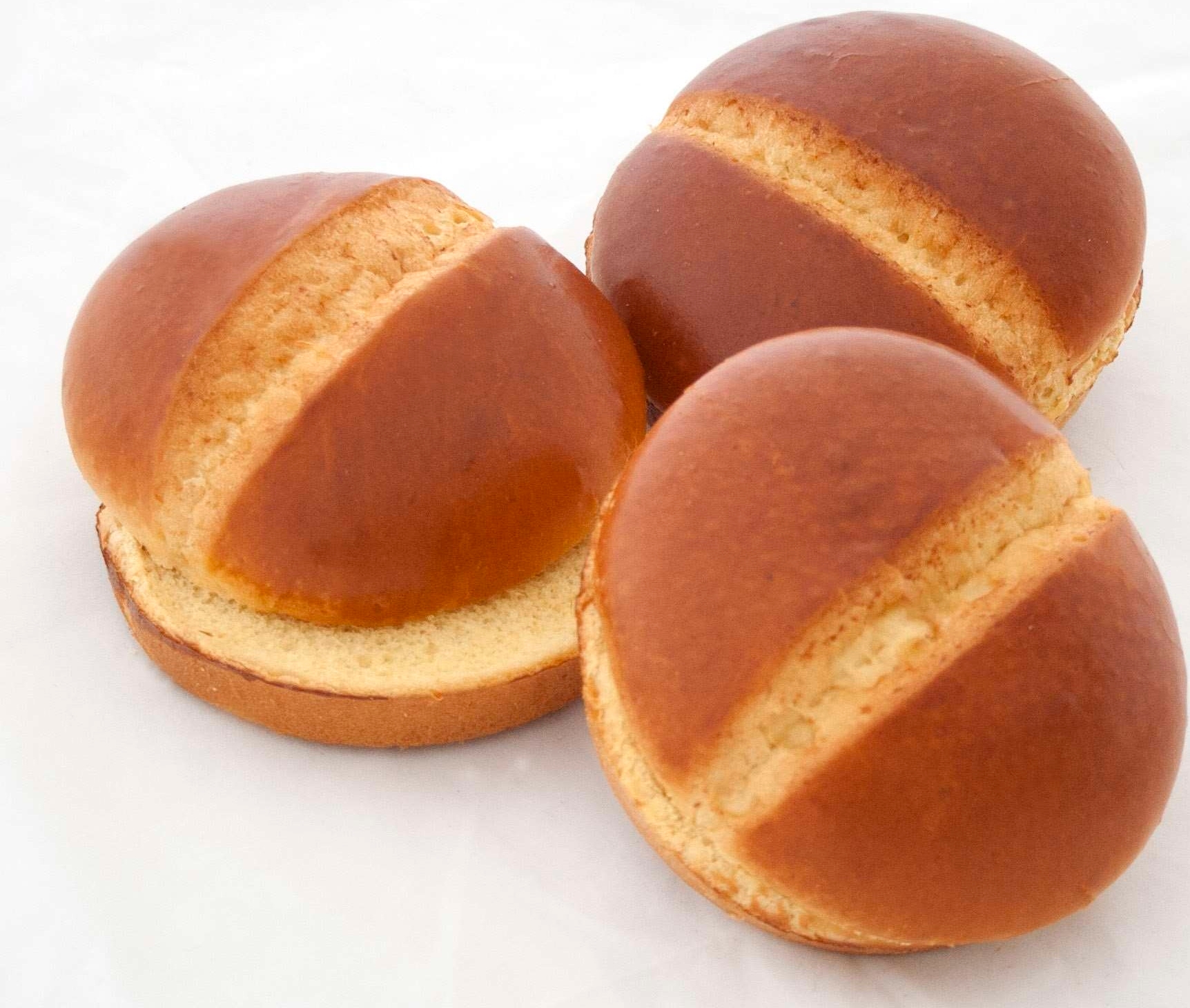 Klosterman Split Top Brioche Bun, 4 inch -- 96 per case