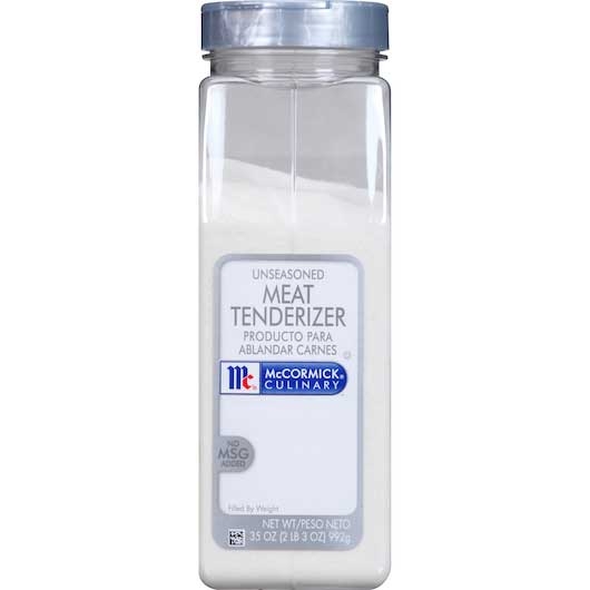 McCormick Culinary Unseasoned Meat Tenderizer, 35 Ounce -- 6 per case