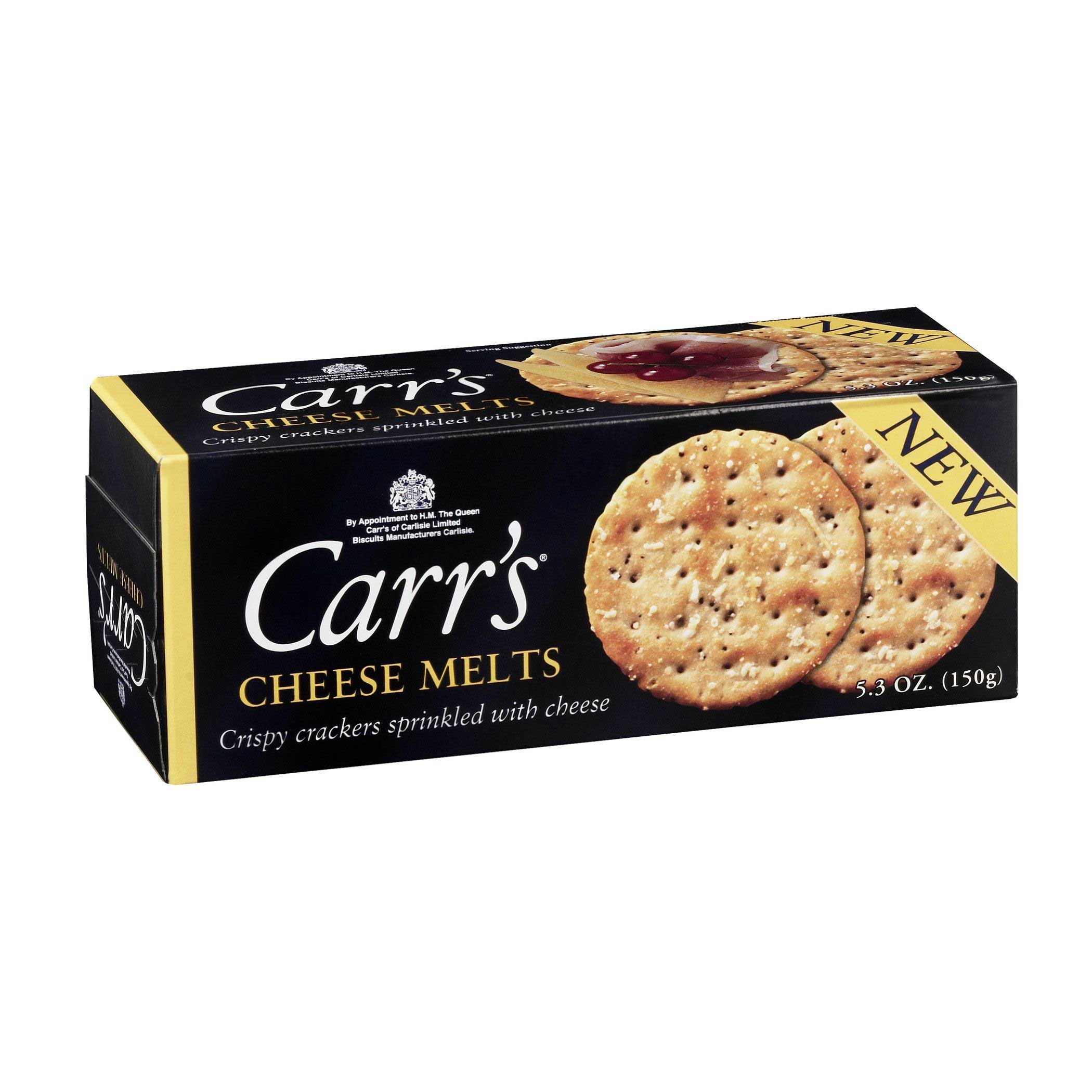 Carrs Cheese Melts - 5.3 oz. box, 12 per case