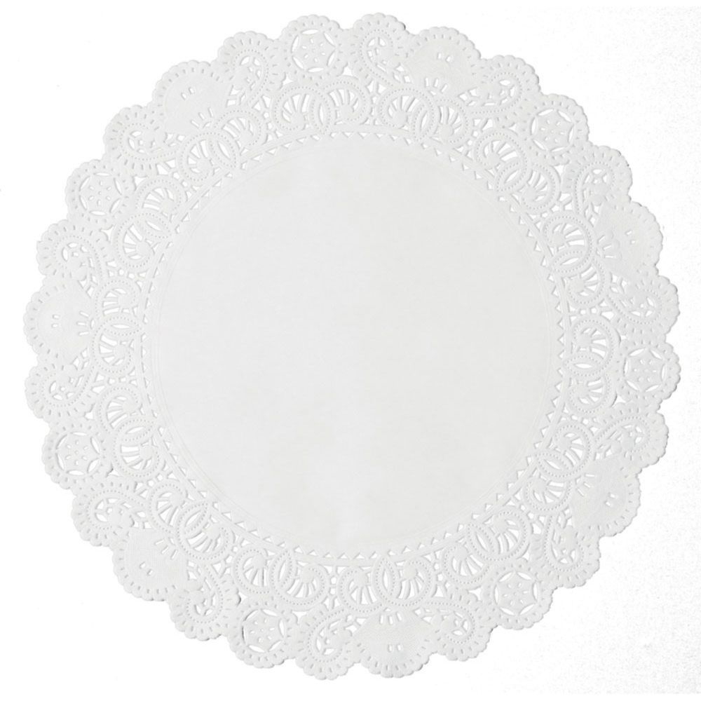 Lapaco Normandy White Paper Lace Doily - Smart Pack, 5 inch -- 1000 per case