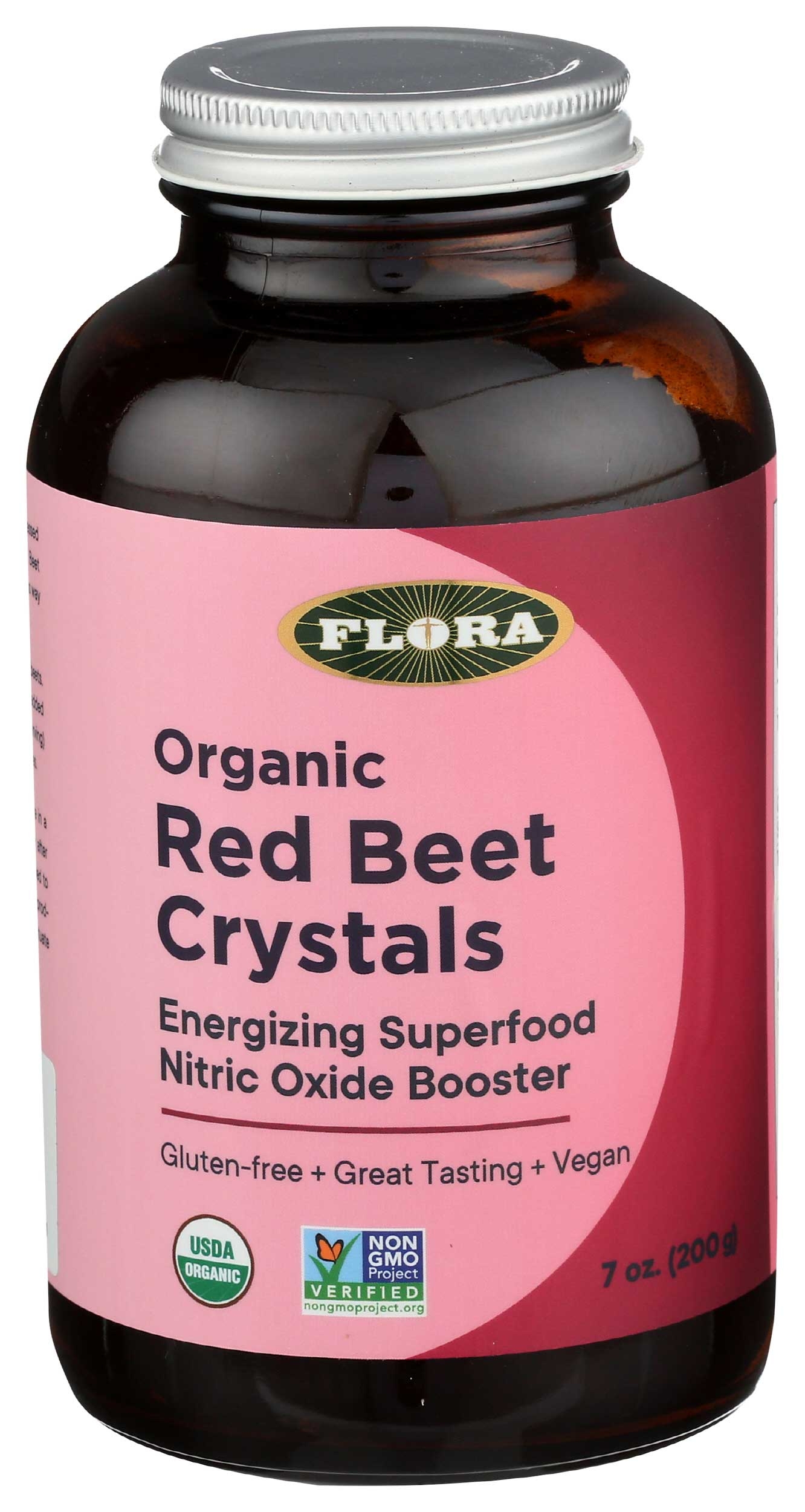 Flora Organic Red Beet Crystals, 7 Ounce