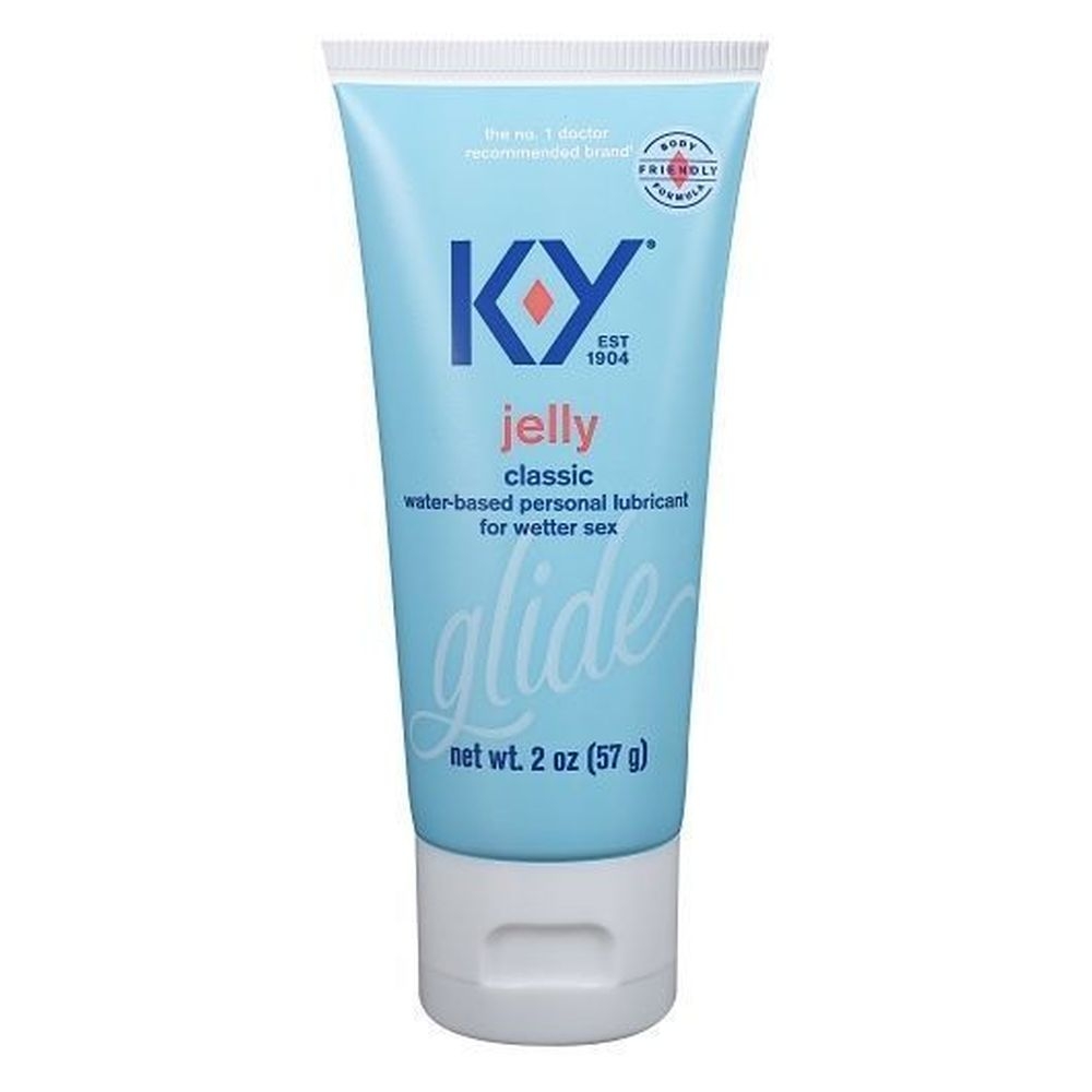 K-Y Classic Water-Based Lubricant Jelly, 2 Ounce -- 18 per case