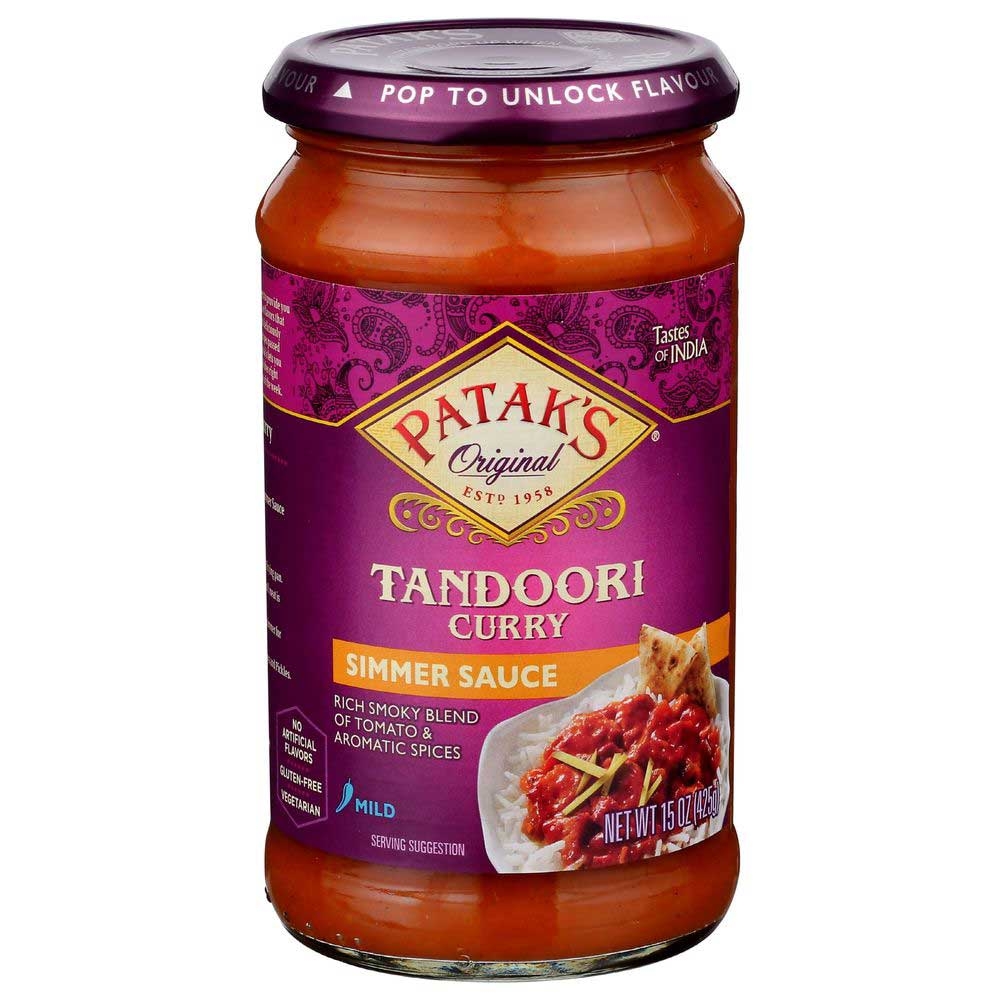 Pataks Tandoori Simmer Sauce, 15 Fluid Ounce -- 6 per case