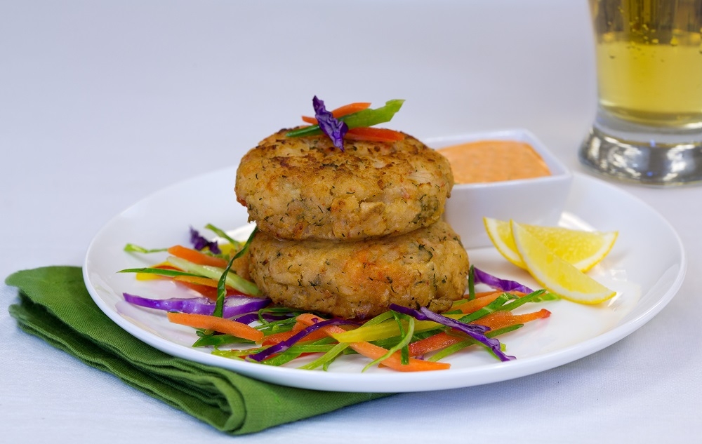 King and Prince Gourmet Seafood and Crab Cake, 3 Ounce -- 4 per case.