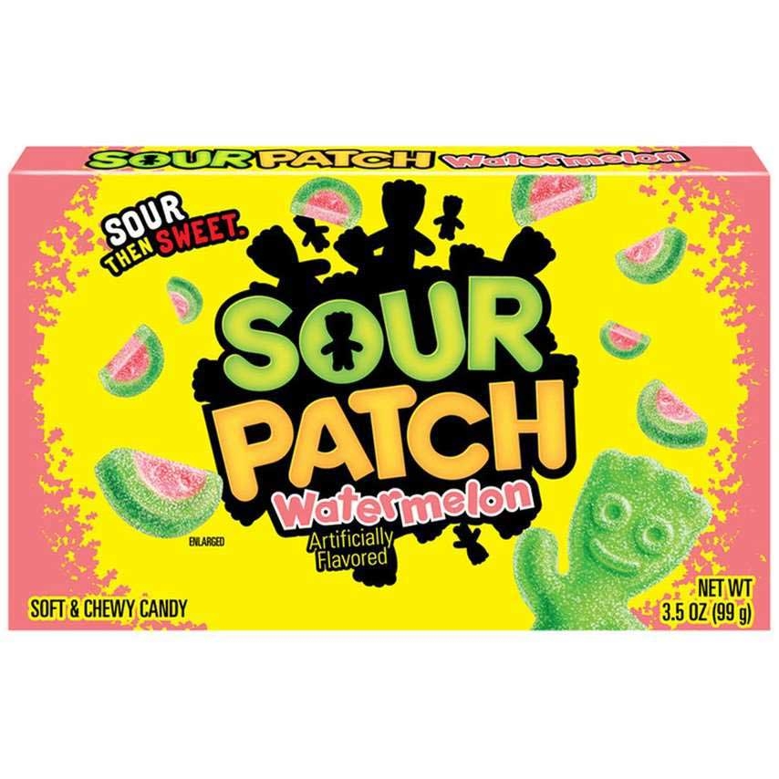 Sour Patch Watermelon Soft and Chewy Candy, 3.5 Ounce -- 12 per case