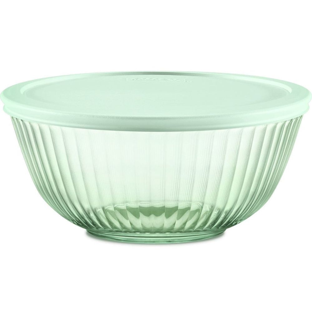 Pyrex Mint Green Mixing Bowl with Lid, 2.3 Quart Capacity -- 2 per case