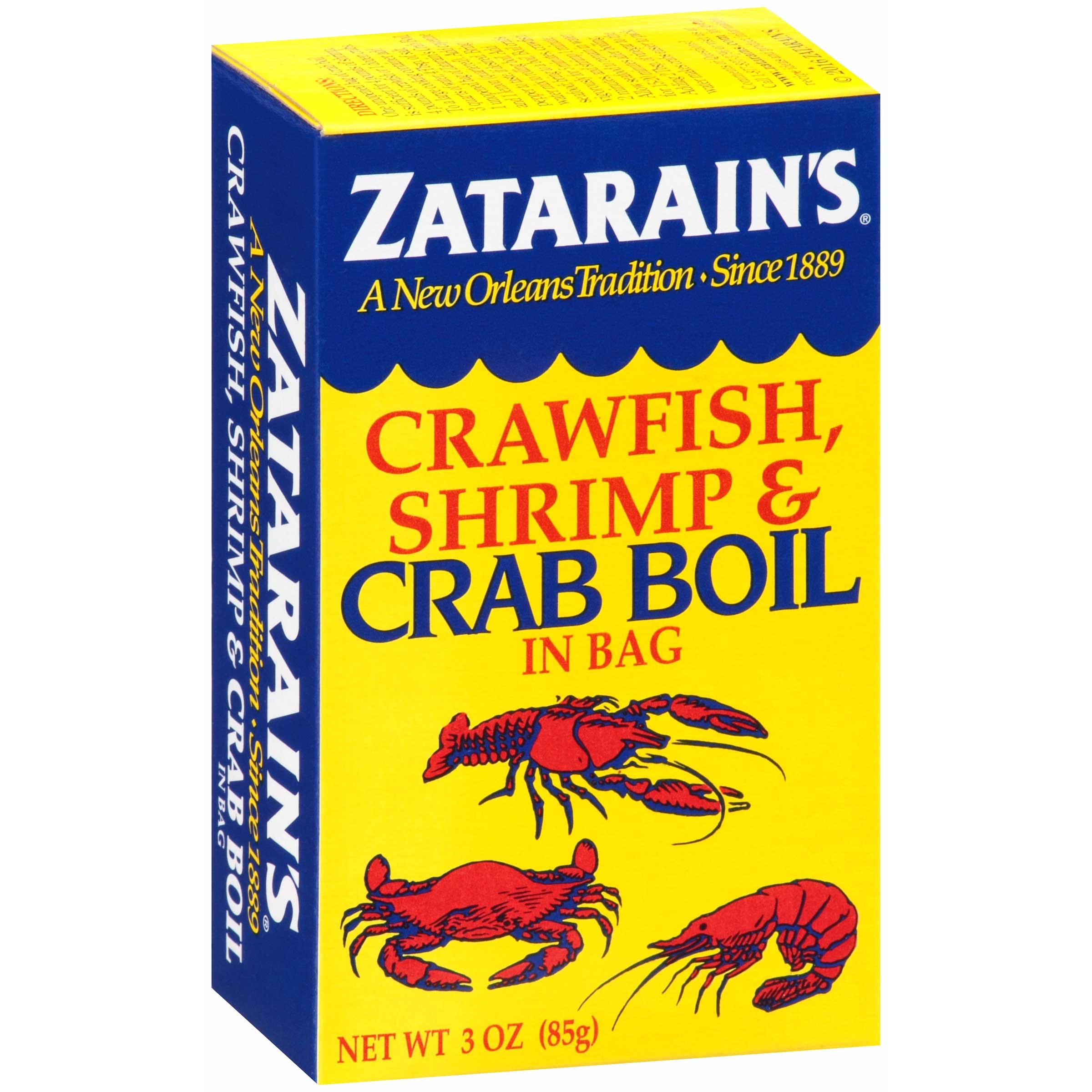 Zatarains Dry Crab Boil, 3 Ounce -- 6 per case.