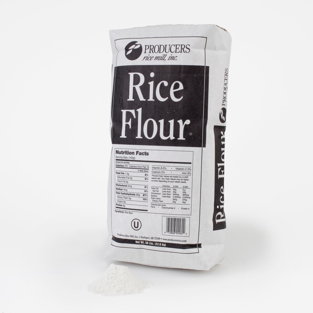 Producers Rice Flour Rice, 50 Pound.