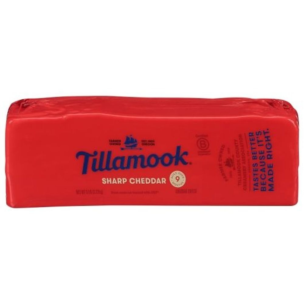 Tillamook Sharp Cheddar Cheese, 5 Pound -- 2 per case.