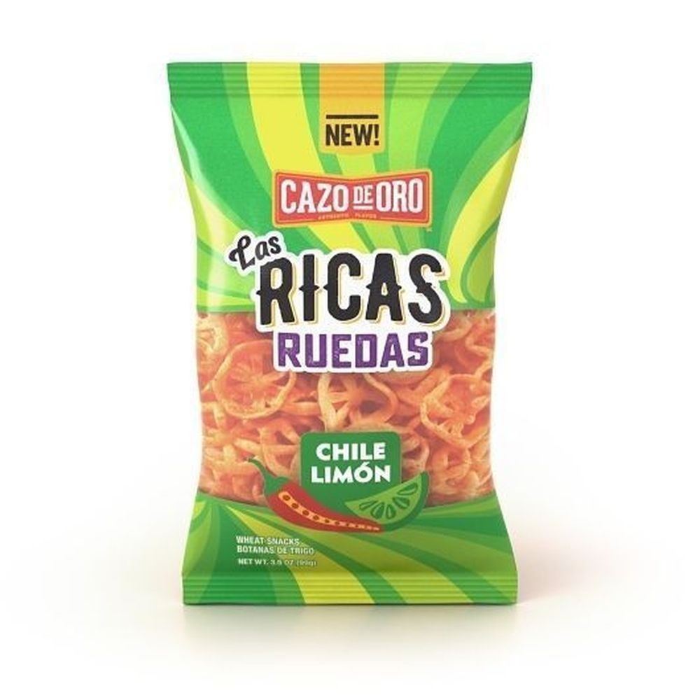 Cazo De Oro Chili Lime Wheat Wheels, 3.5 Ounce -- 8 per case