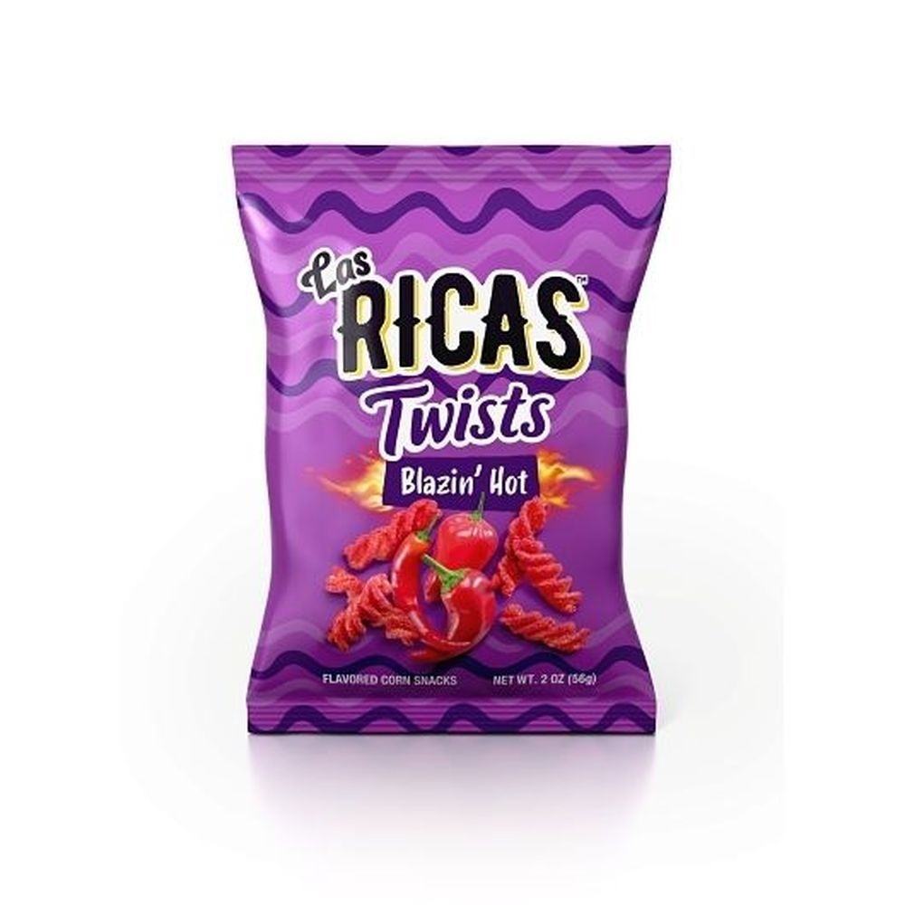 Las Ricas Blazin Hot Twists, 2 Ounce -- 6 per case