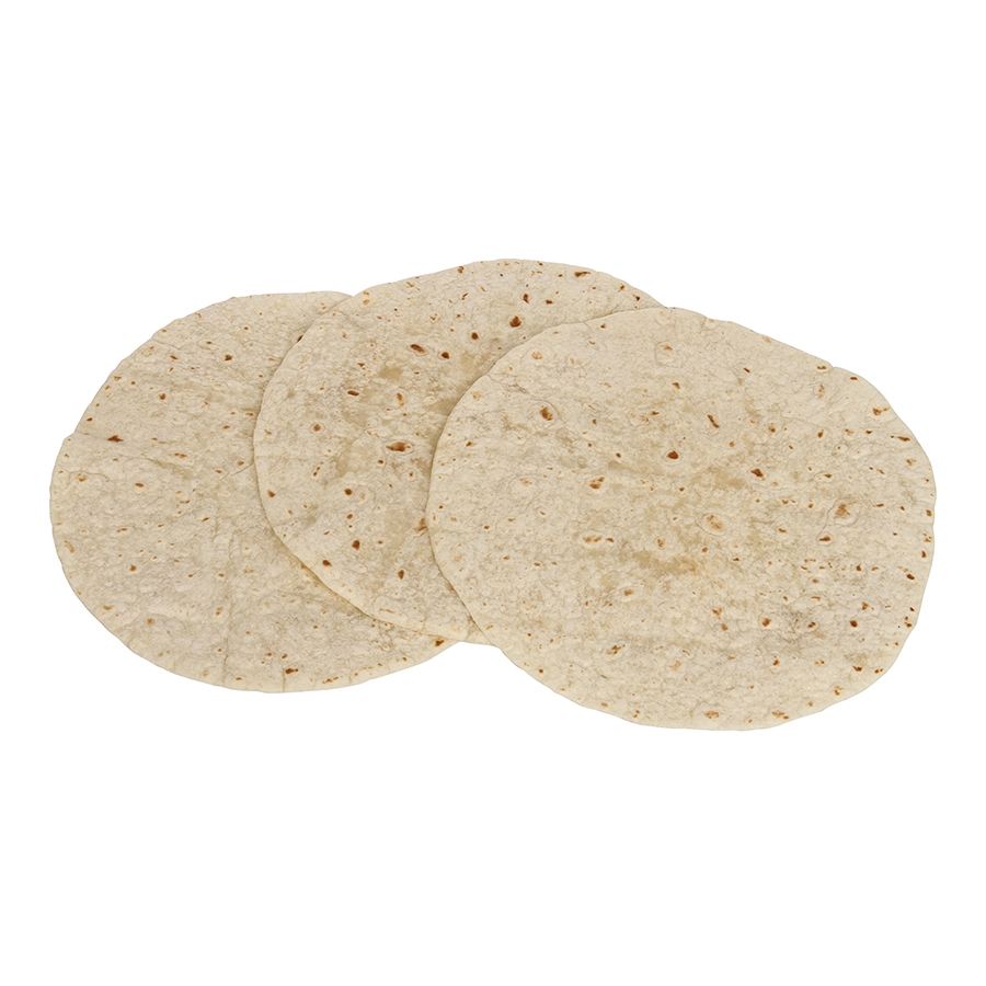 Mission Foods Heat Pressed Flour Tortilla, 10 inch - 12 per pack -- 12 packs per case.