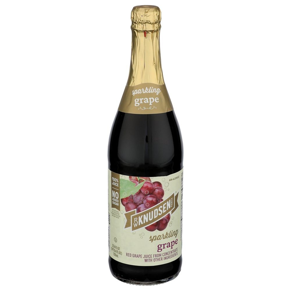 RW Knudsen Sparkling Grape Juice, 25.4 Fluid Ounce -- 12 per case