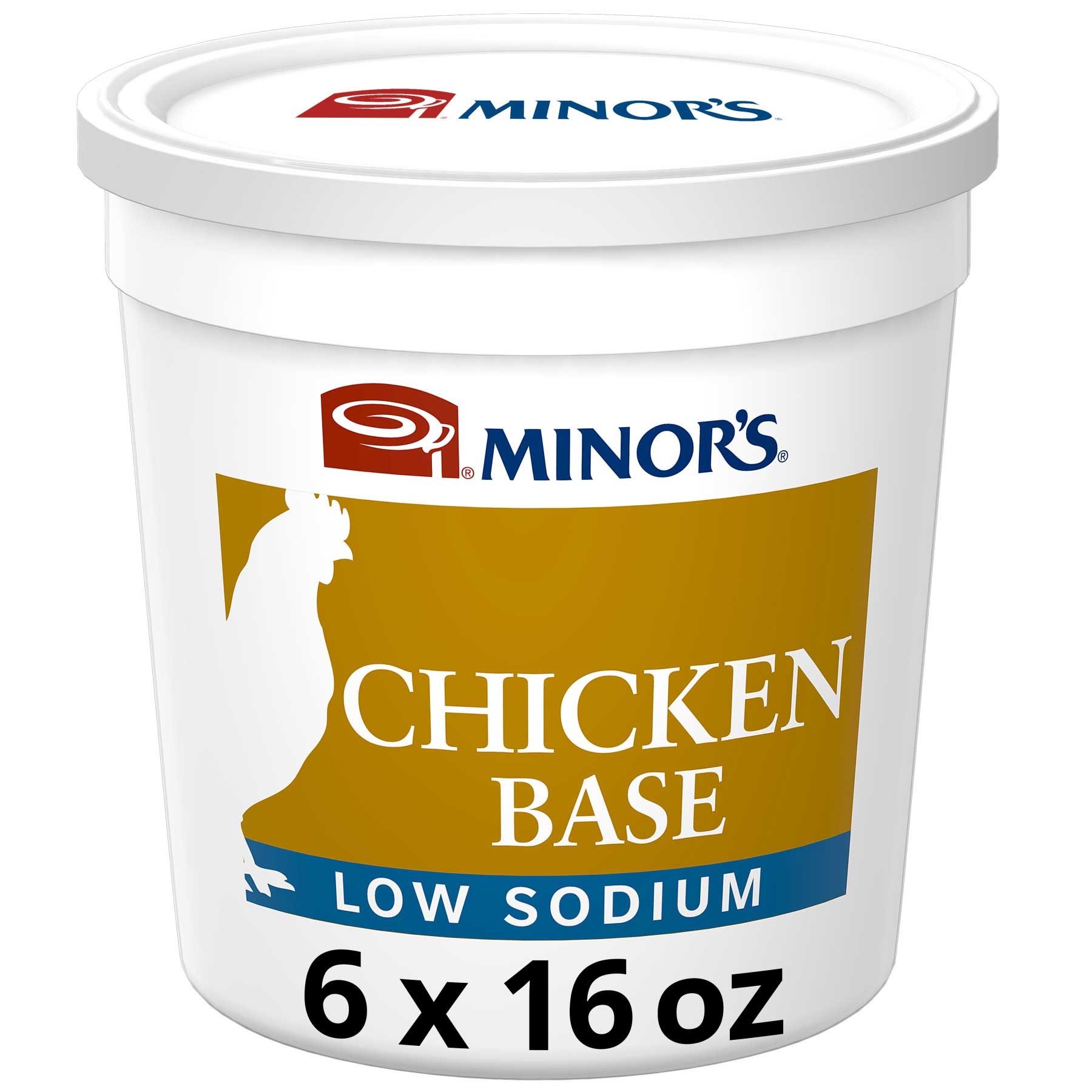 Nestle Minors Low Sodium No Added MSG Chicken Base, 1 Pound -- 6 per case.