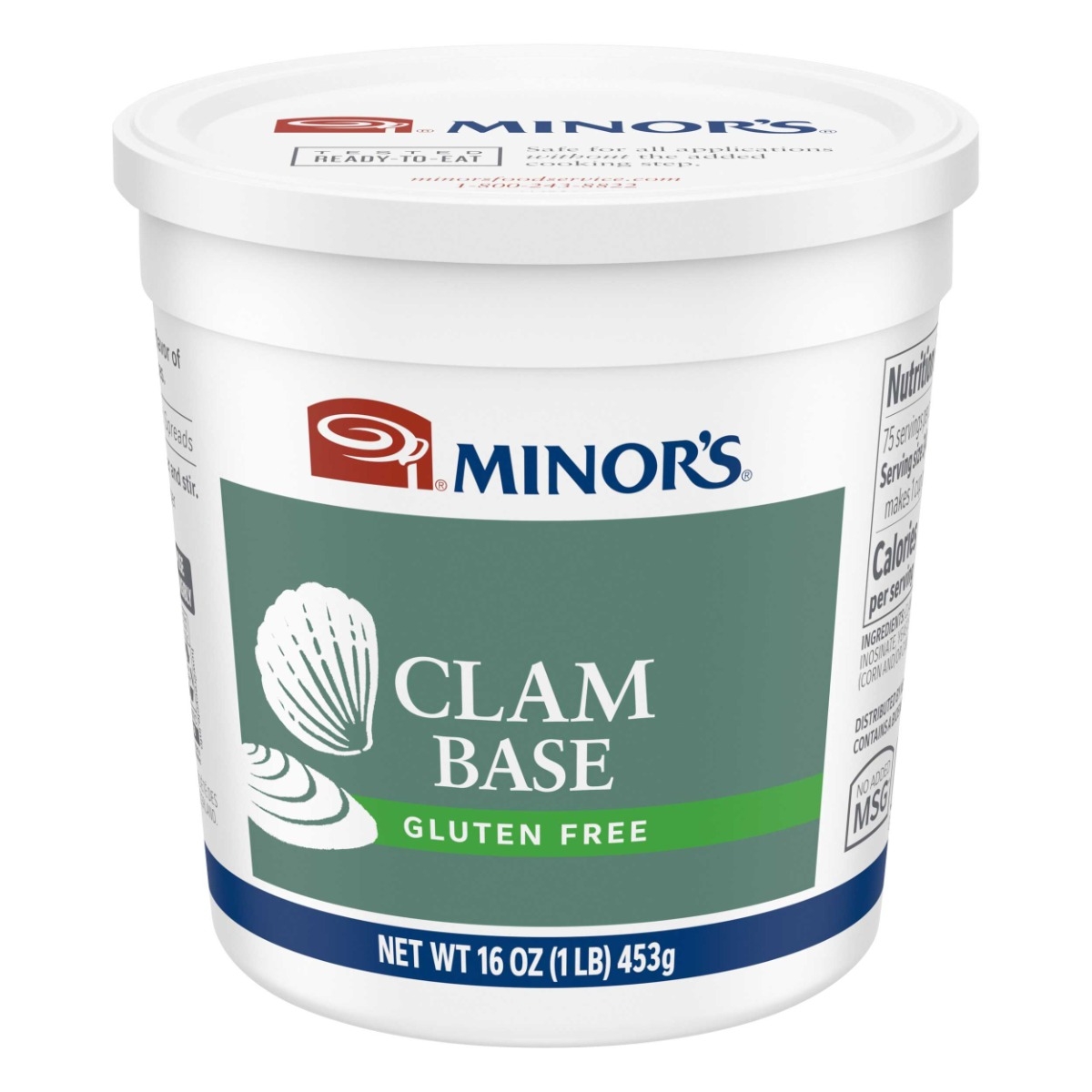 Nestle No Added MSG Clam Base, 1 Pound -- 6 per case.