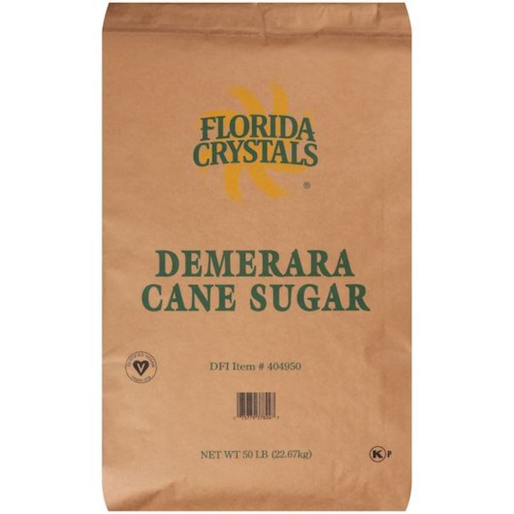 Domino Raw Turbinado Sugar, 50 Pound