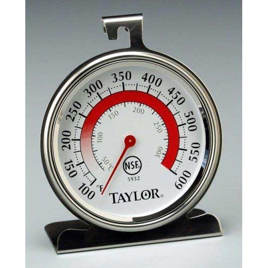 Taylor 100 to 600 Degree Analog Dial Oven Thermometer