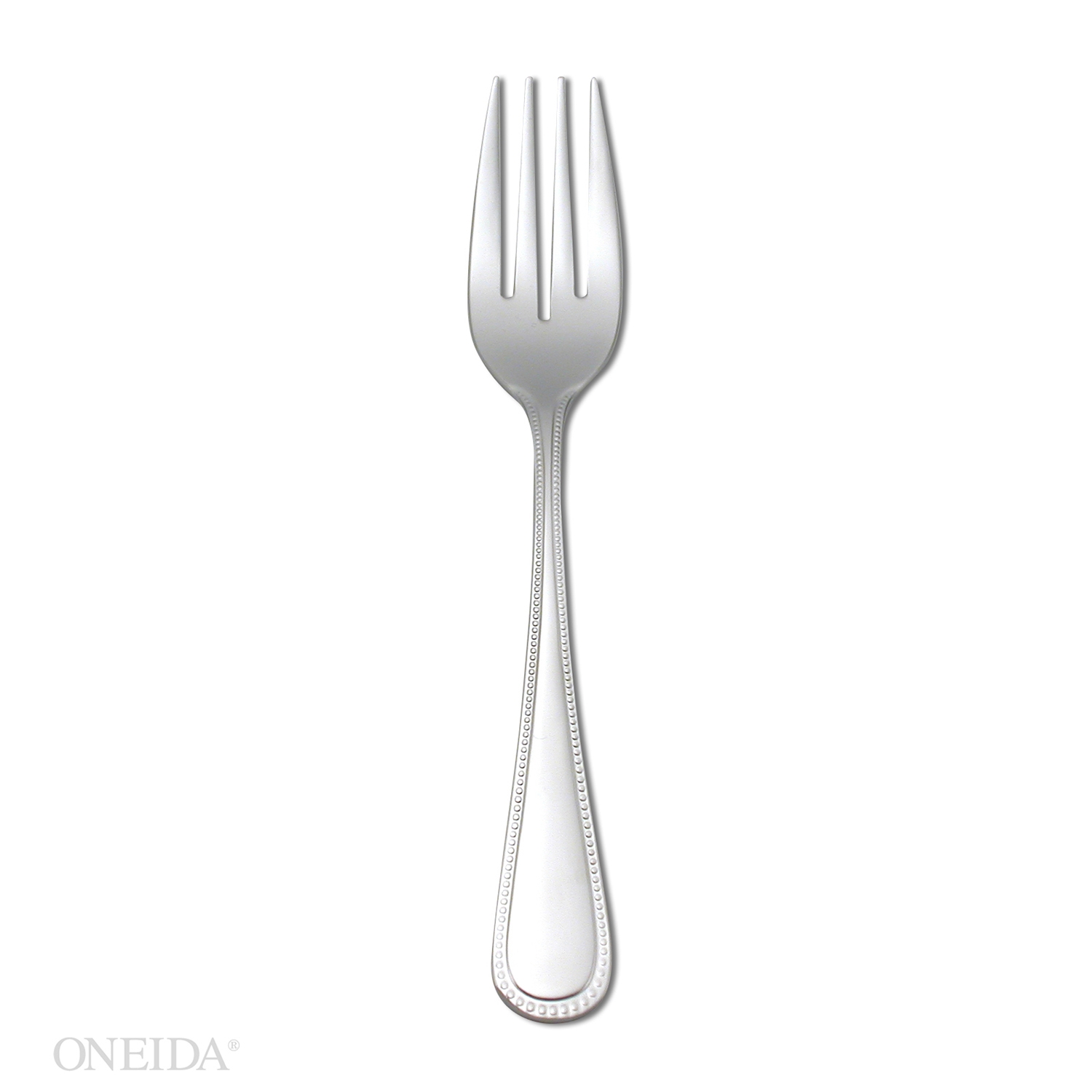 Oneida Pearl 18/10 Stainless Steel Salad Pastry Fork, 6.5 inch -- 12 per case.