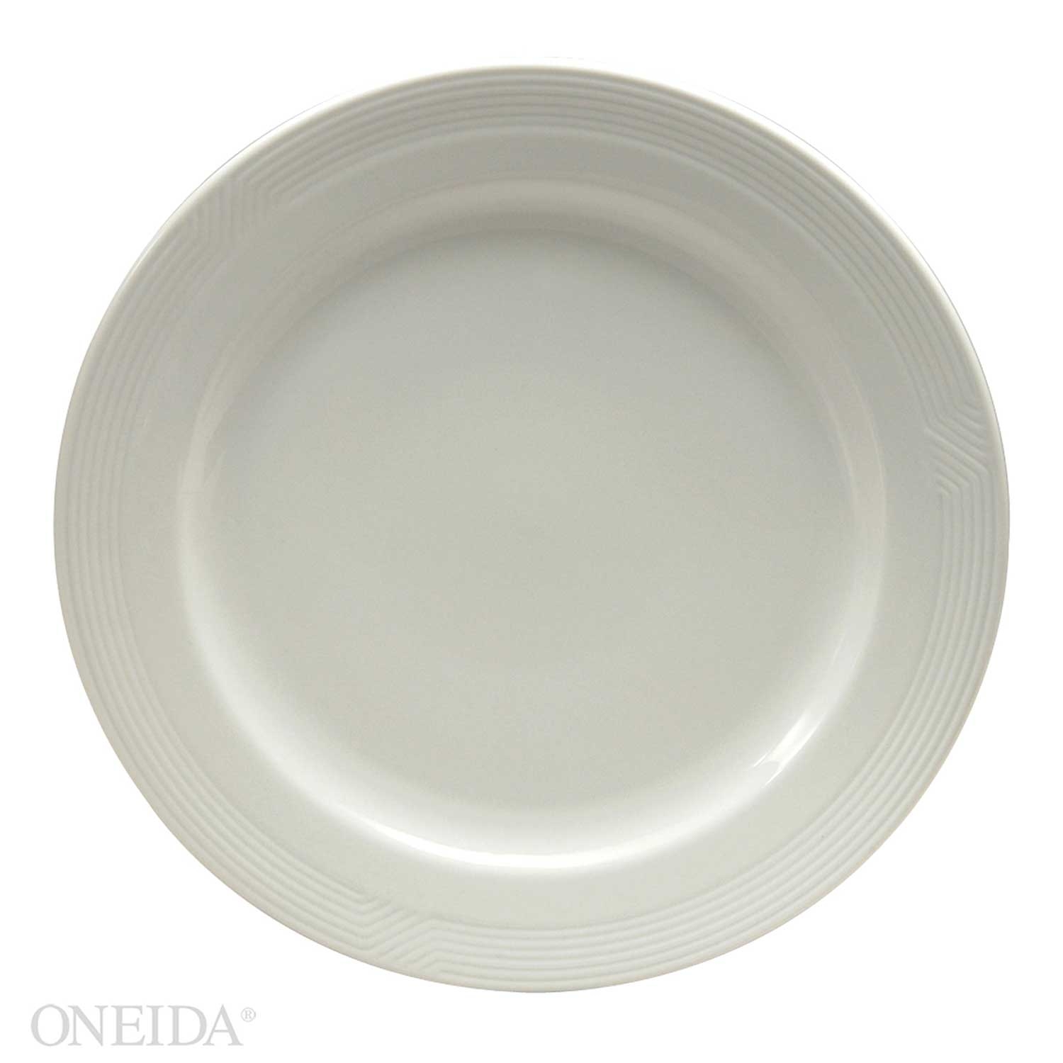 Sant Andrea Impressions Fine Porcelain Undecorated Plate, 10 1/4 inch -- 12 per case.