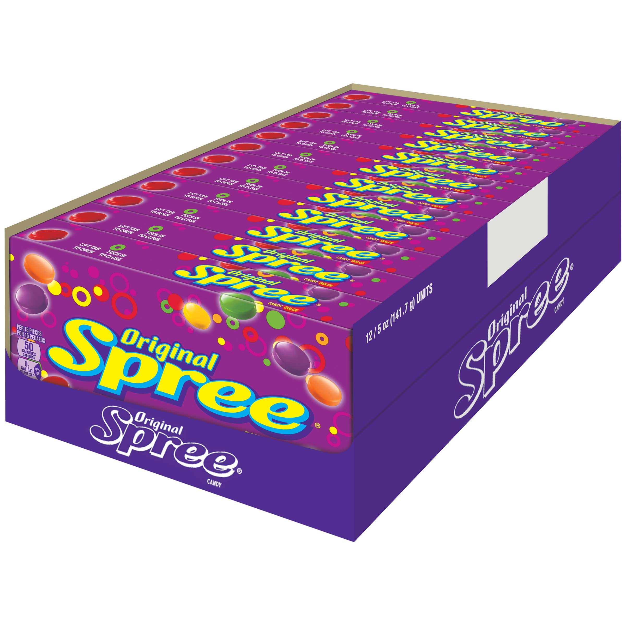 Spree Original Candy, 5 Ounce -- 12 per case.