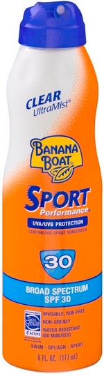 Banana Boat Sport Performance Sunscreen Spray - Counter Unit -- 16 per case.