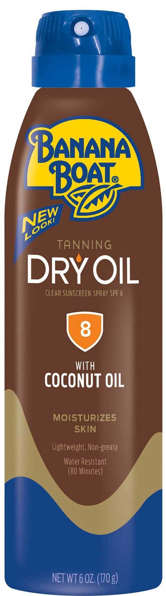 Banana Boat Dry Oil Clear Sun Screen Spray, 6 Ounce Bottle -- 12 per case