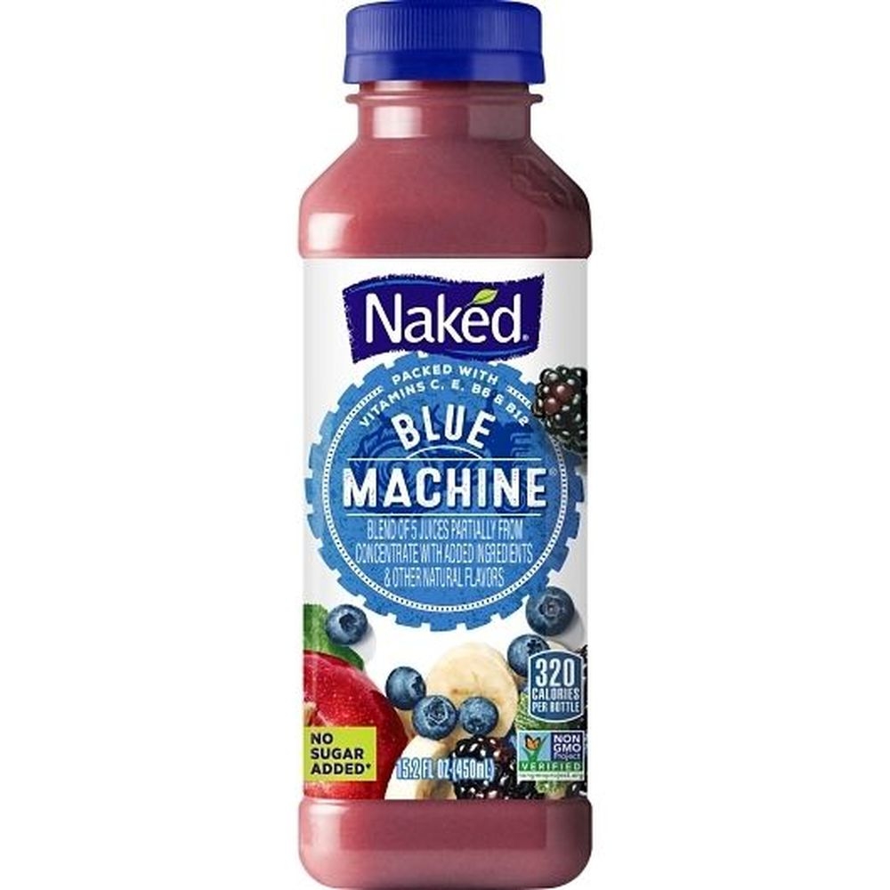 Naked Blue Machine Juice Blend, 15.2 Fluid Ounce -- 8 per case