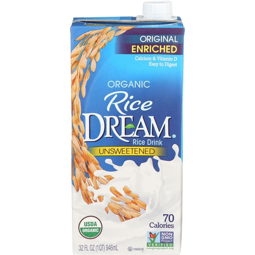 DREAM Ricemilk Original with Calcium & Vitamin D, 32 Ounce -- 12 per case.