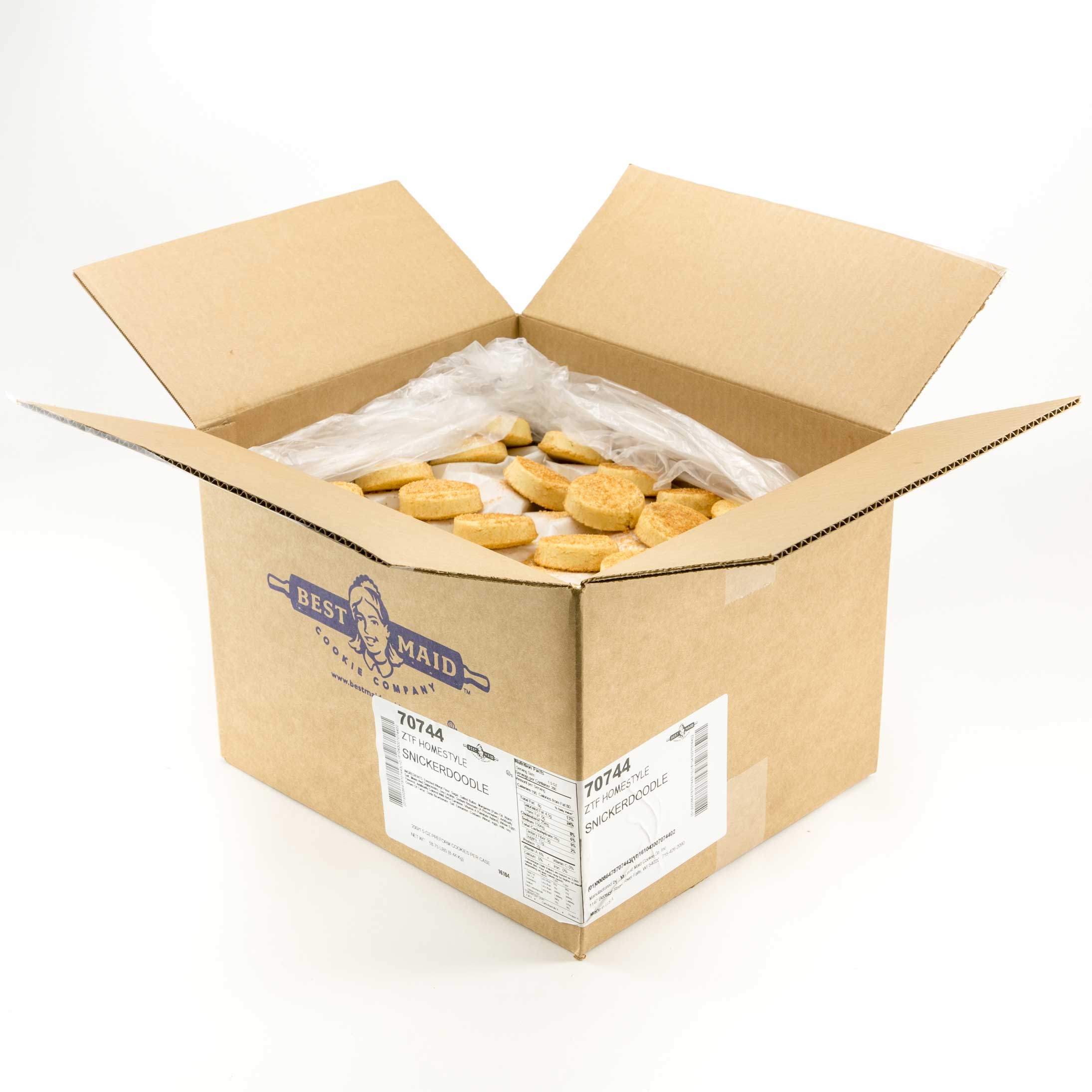 Best Maid Snickerdoodle Cookie Dough, 1.5 Ounce -- 200 per case.