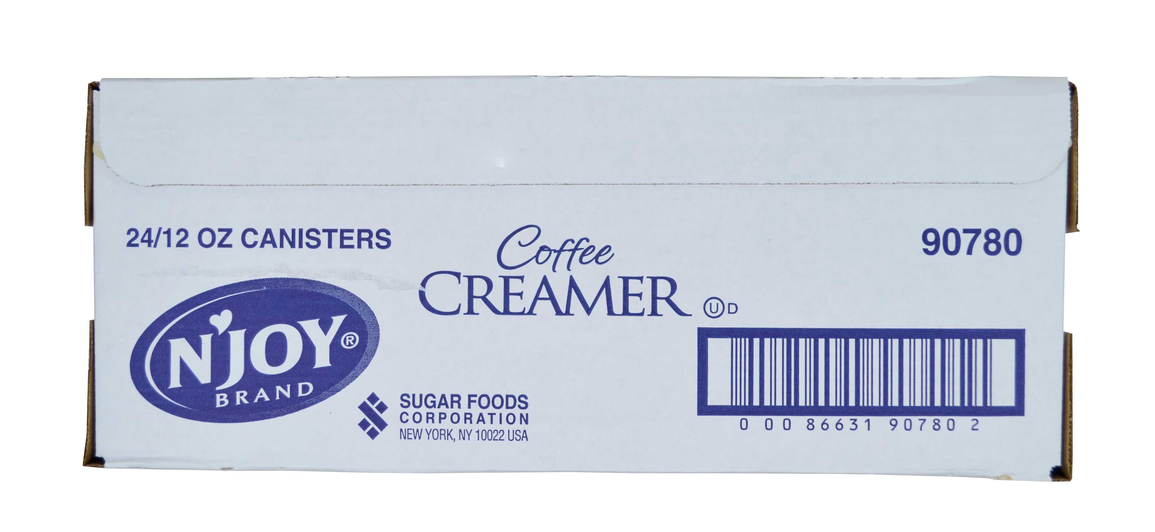 NJoy Non Dairy Powder Creamer - 12 oz. can, 24 cans per case