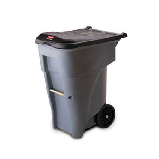Rubbermaid Brute Gray Rollout Container