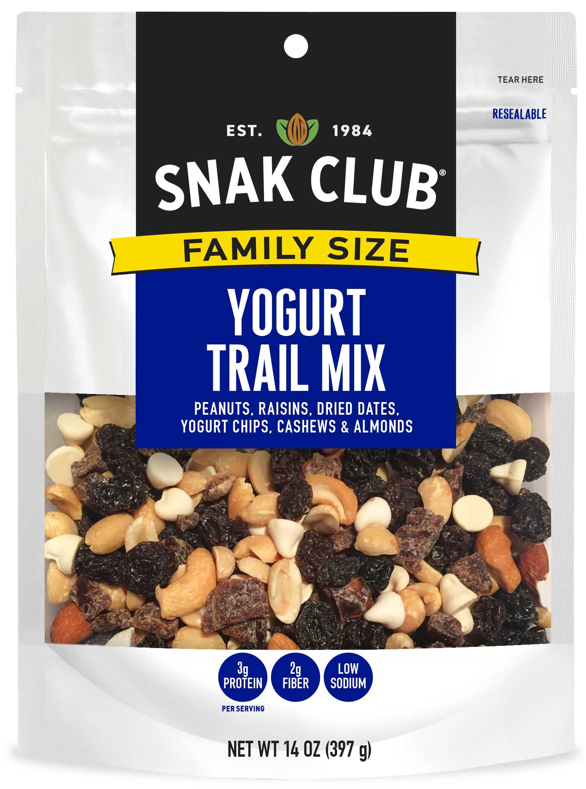 Century Snacks Family Size Yogurt Nut Mix, 14 Ounce -- 6 per case