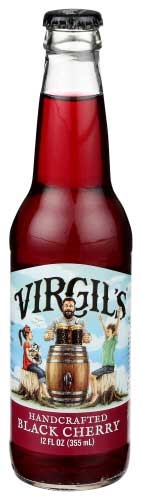Virgils Black Cherry Soda, 12 Ounce -- 24 per case.