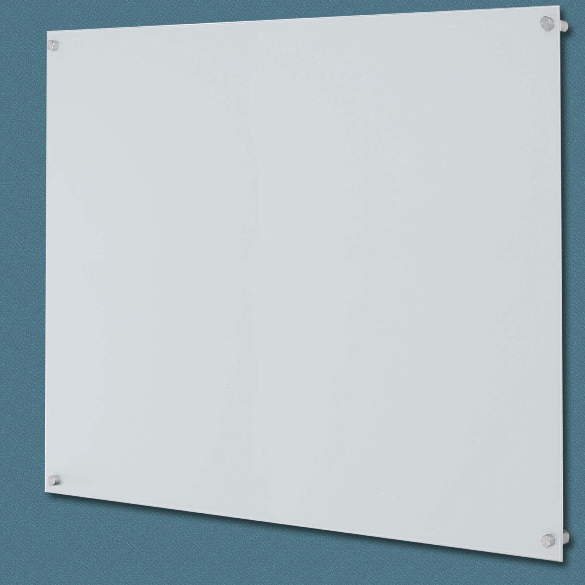 Aarco ClearVision 6 mm Magnetic Glass Markerboard, 48 inch Height x 48 inch Width