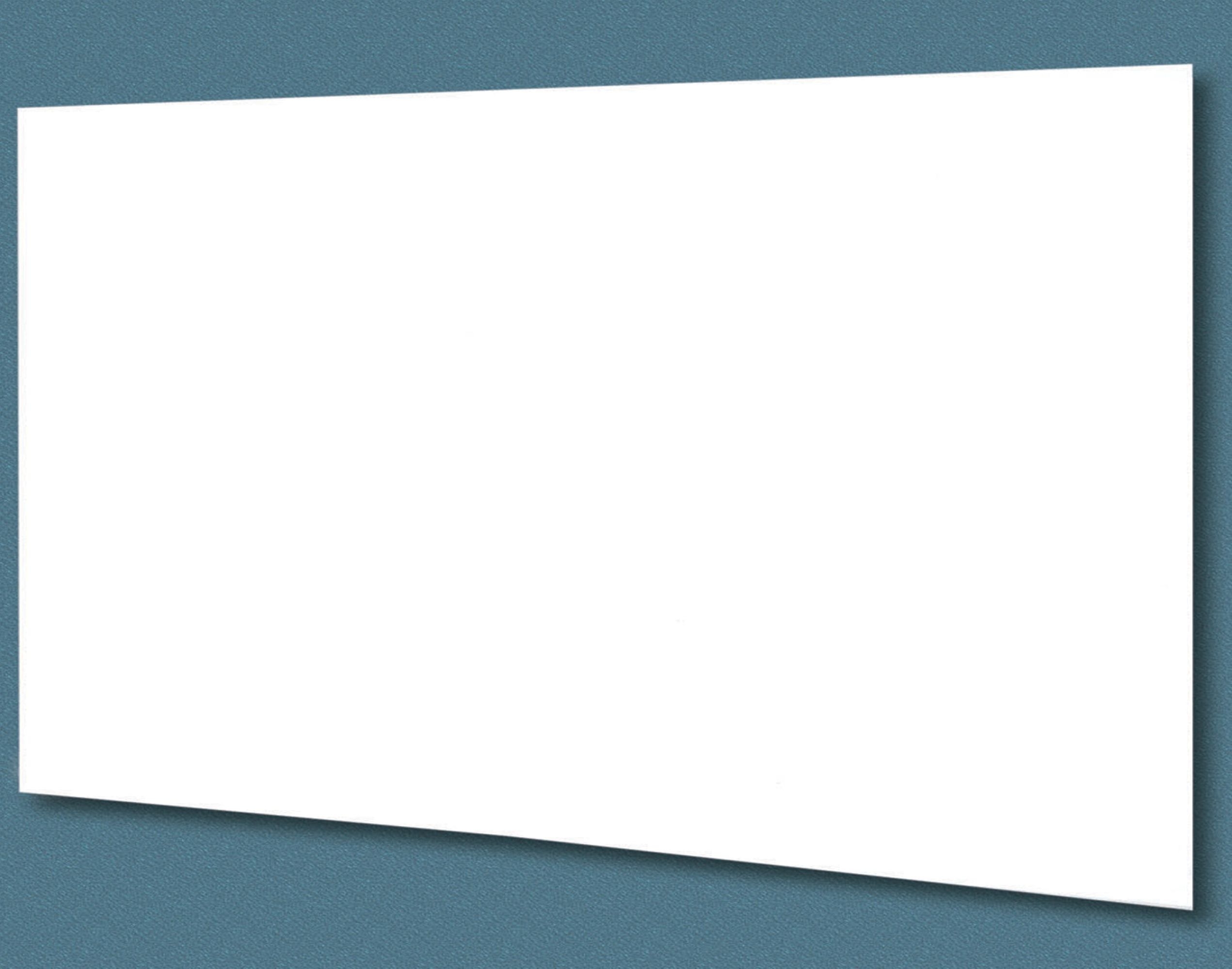 Aarco ClearVision Z-Bar Mounting 3 mm Magnetic Glass Markerboard, 48 inch Height x 60 inch Width