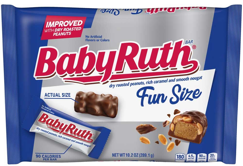 Baby Ruth Fun Size Chocolate Bar, 10.2 Ounce -- 12 per case