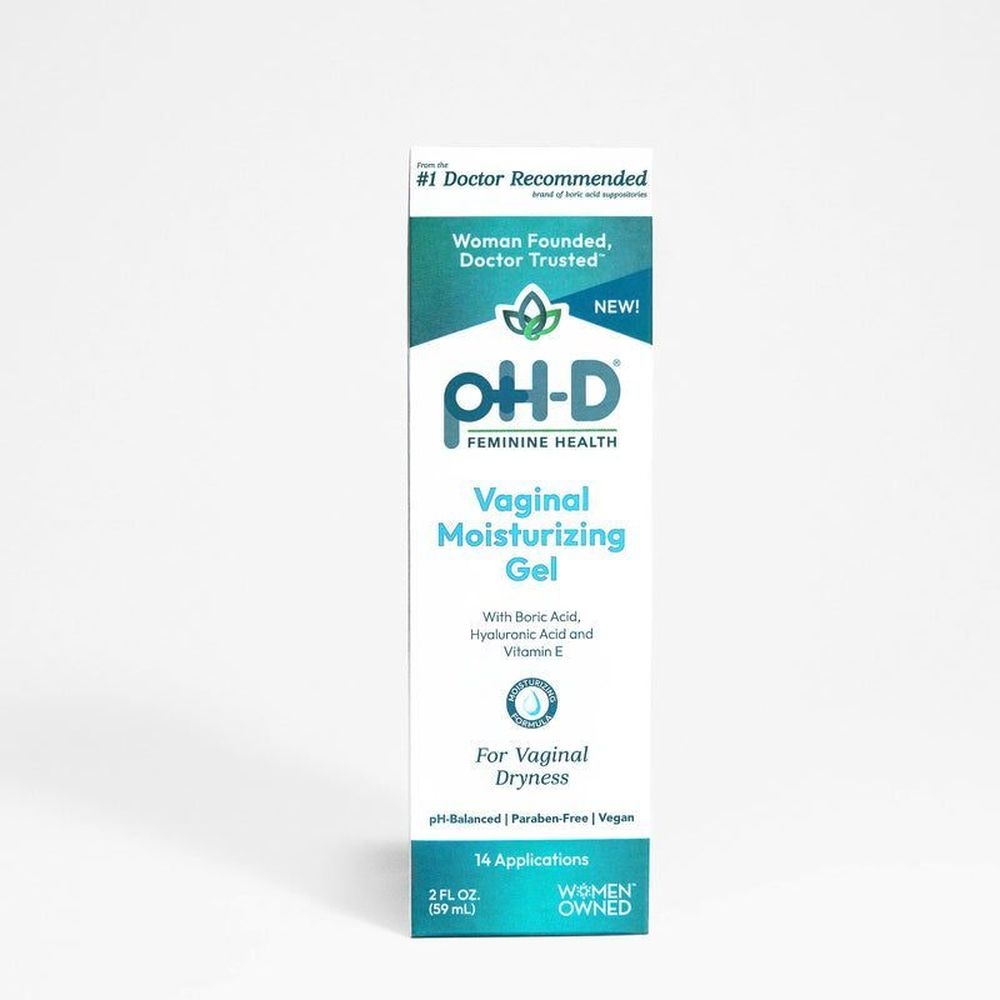 pH-D Feminine Health Boric Acid Moisturizing Gel for Vaginal Dryness, 2 Ounce