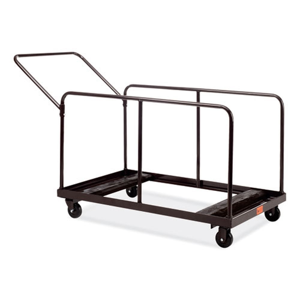 NPS Folding Brown Table Dolly for Round and Rectangular Tables, 660 Pound Capacity