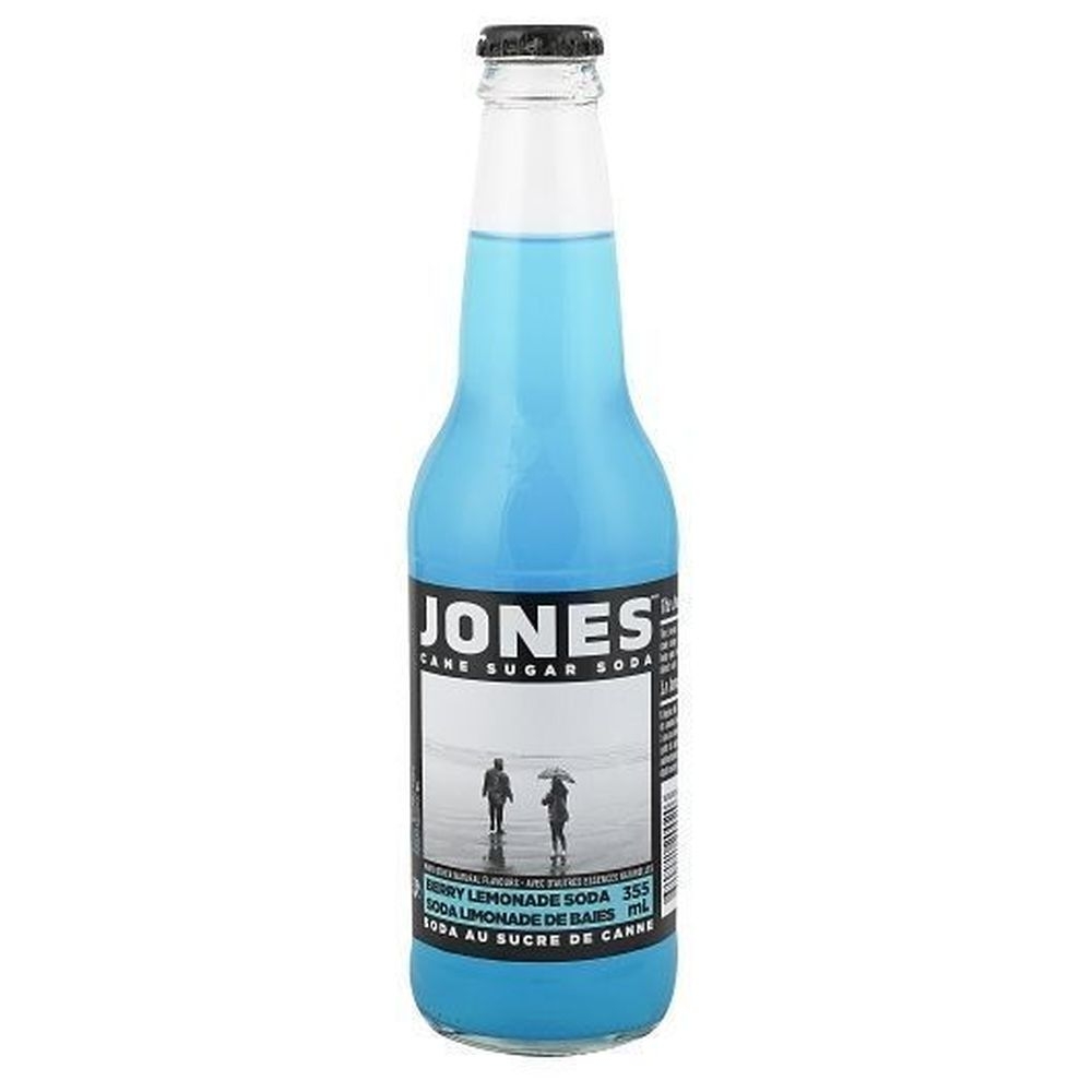 Jones Berry Lemonade Cane Sugar Soda, 12 Fluid Ounce -- 12 per case