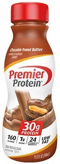 Premier Protein Chocolate Peanut Butter Protein Shake, 11.5 Fluid Ounce -- 12 per case