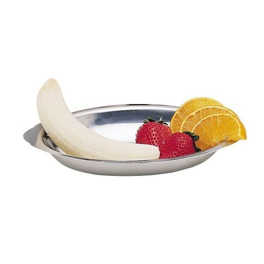 World Tableware Stainless Steel Banana Split Dessert Dish, 12 ounce.