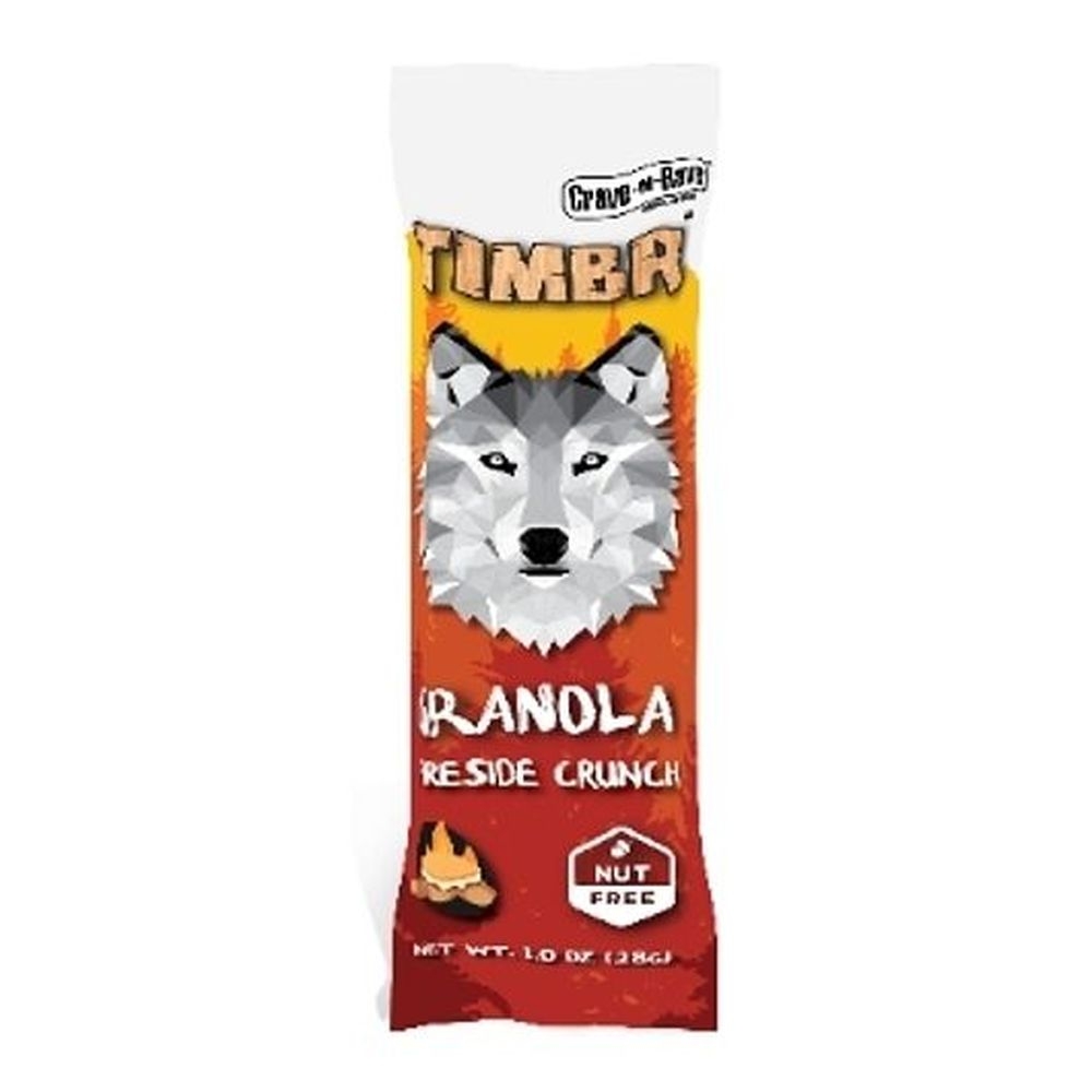 Crave-N-Rave Individually Wrapped Single Serve Fireside Crunch Timbr Granola, 28 Gram -- 300 per case