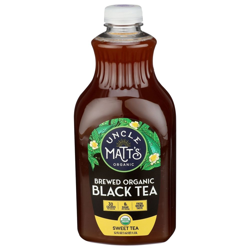 Uncle Matts Organic Brewed Sweet Black Tea, 52 Fluid Ounce -- 6 per case