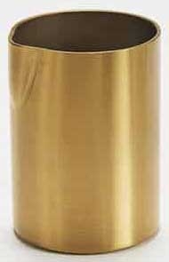 American Metalcraft Stainless Steel Satin Finish Gold Round Creamer, 4 Ounce