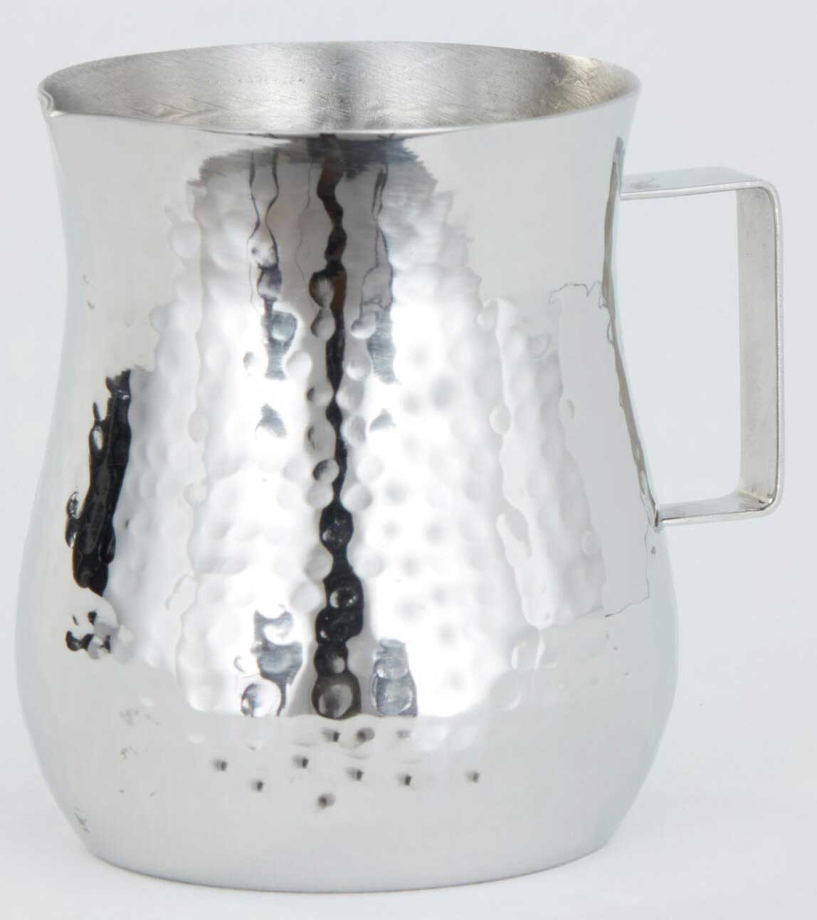 American Metalcraft Silver Stainless Steel Hammered Bell Creamer, 4 Ounce